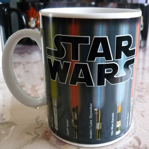 Star Wars Mug Lightsaber Heat Reveal